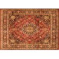 thumbnail image 1 of Ahgly Company Indoor Rectangle Medallion Orange Traditional Area Rugs, 5' x 8', 1 of 1