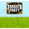 thumbnail image 1 of Tailgate Party Saints (18" x 24") Yard Sign, Includes Metal Step Stake, 1 of 6