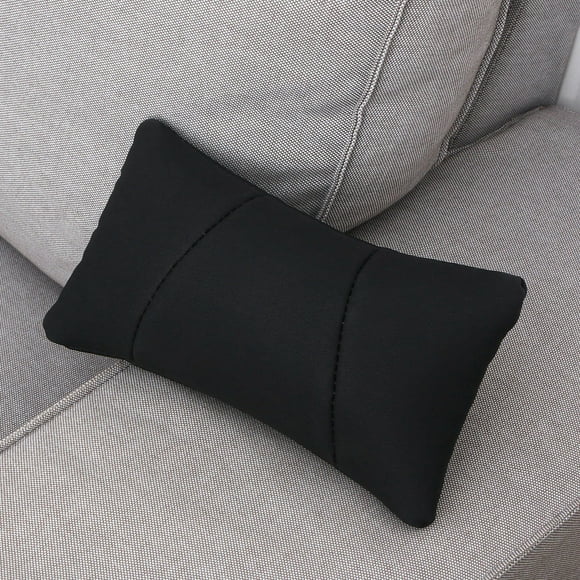 FOLOYORI 1Ud Apoyo De Cuero PU Para Y Lumbar Negro Con Memoria Y Transpirabilidad