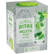 Angle View: Ritas Mojito Fizz Key Lime Sparkling Cocktail, 4 Pack 12 fl. oz. Cans