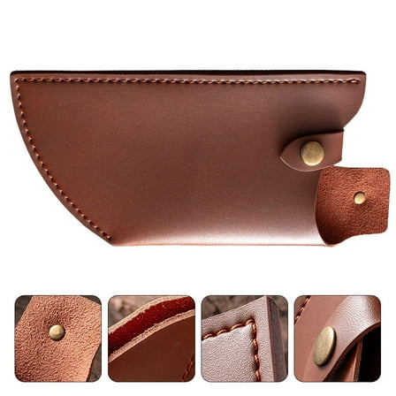 PTOOTP Artificial Cutter Storage Holder Brown for Home Kitchen Use