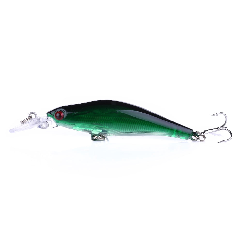 HENGJIA Minnow Bass Fishing Lures, Jerkbait Lure Set Hard Baits Deep Diving Crankbait for Catfish Walleye Trout Fishing Bait 5Pcs/kit