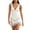 A63-White, variant on Sokhug Womens Summer 2026 Casual Mini Dresses Sleeveless Fringe V Neck Zipper Bodycon Western Party Dress