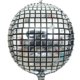 thumbnail image 2 of Globo de aluminio 4D de 22 pulgadas con láser plateado para discoteca, bar, fiesta, globo de papel de aluminio arcoíris, 2 of 5