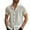Beige, variant on Bcfgryg Men's Solid Color Casual Short Sleeve Shirt Classic Collar Beach Shirt For Summer Wear Business Shirts Men