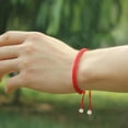 thumbnail image 3 of DHliIQQ Bracelet Handwoven Ethnic Style Male and Female Lovers' Rope Red Birthyear, 3 of 8