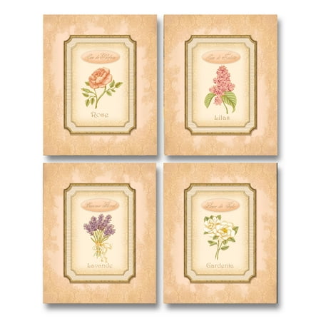 - Eau De Parfum I Lovely Lilac, Gardenia, Lavender and Rose; Four 11X14 Poster Prints