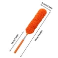 thumbnail image 3 of Bdday Stainless Steel Telescopic Duster with Fiber Small Duster for Household Sweeping Feather Duster, 3 of 5