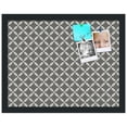 thumbnail image 2 of PinPix 18x14 Custom Cork Bulletin Board  Poster Board Has a Fabric Style Canvas Finish, Framed in Retro Patterns, by ArtToFrames (PinPix-236), 2 of 5
