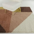 thumbnail image 5 of Balta  Jordan Modern Color Block Shag Area Rug Burnt Orange 4'4" x 6' 4' x 6' Tan, Gold, Cream, 5 of 5