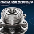 thumbnail image 4 of AUTOCLUB 512460 5-Lug Rear Wheel Bearing Hub for 2011-2020 Ford Explorer, 2013-2018 Ford Police Interceptor Utility 2014 2015 2016 2017 Replacement Assembly 14 15 16 17 18 Left Rig, 4 of 6