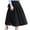 Black, variant on Womens High Waist Tulle Skirt Elastic Mesh Princess Wedding Dance Pleated Maxi Length Skirt
