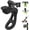 Black, variant on Flexible Action Camera Mount, 360° Rotatable Silicone Strap for Bike Motorcycle, Compatible with DJI Osmo GoPro Insta360 AKASO(Black)
