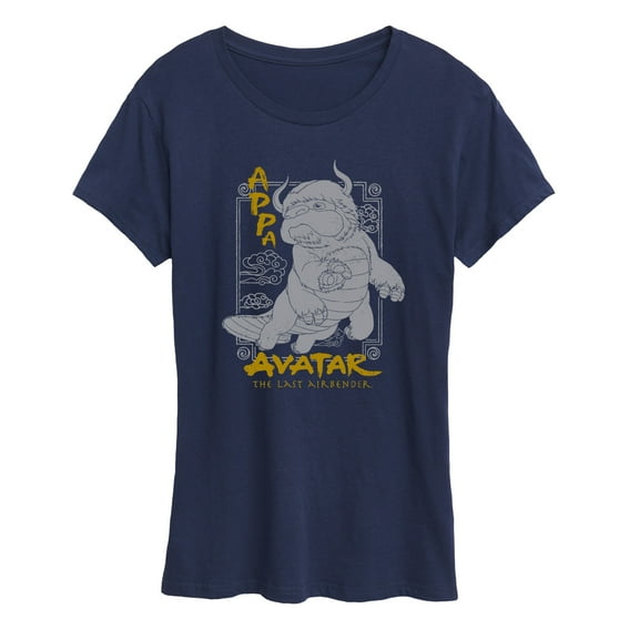 Avatar - The Last Airbender - Appa -Women's Short Sleeve Graphic T-Shirt