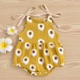 thumbnail image 3 of Akiihool Baby Girl Outfits Summer Baby Boys Girls Summer Casual Jumpsuit Sleeveless Cartoon Romper Clothes (Yellow,6-12 Months), 3 of 4
