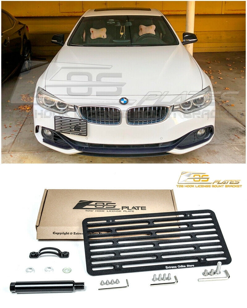 bmw 430i front license plate bracket