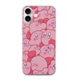 thumbnail image 1 of Funda Kirby de TPU para iPhone 16 Plus: ultrafina, a prueba de golpes, antiamarilleo, resistente a arañazos, compatible con carga inalámbrica, agarre mejorado, estilo transparente., 1 of 7