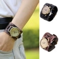 thumbnail image 3 of Reloj de cuarzo para hombre con correa de cuero Minnieouse AP0112-02, 3 of 6