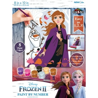 Disney Elsa And Anna Paint By Numbers - Numeral Paint Kit