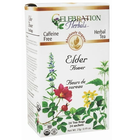 Celebration Herbals Ancien Fleurs Thé bio sans Caféine 24 sachets de thé à base de plantes