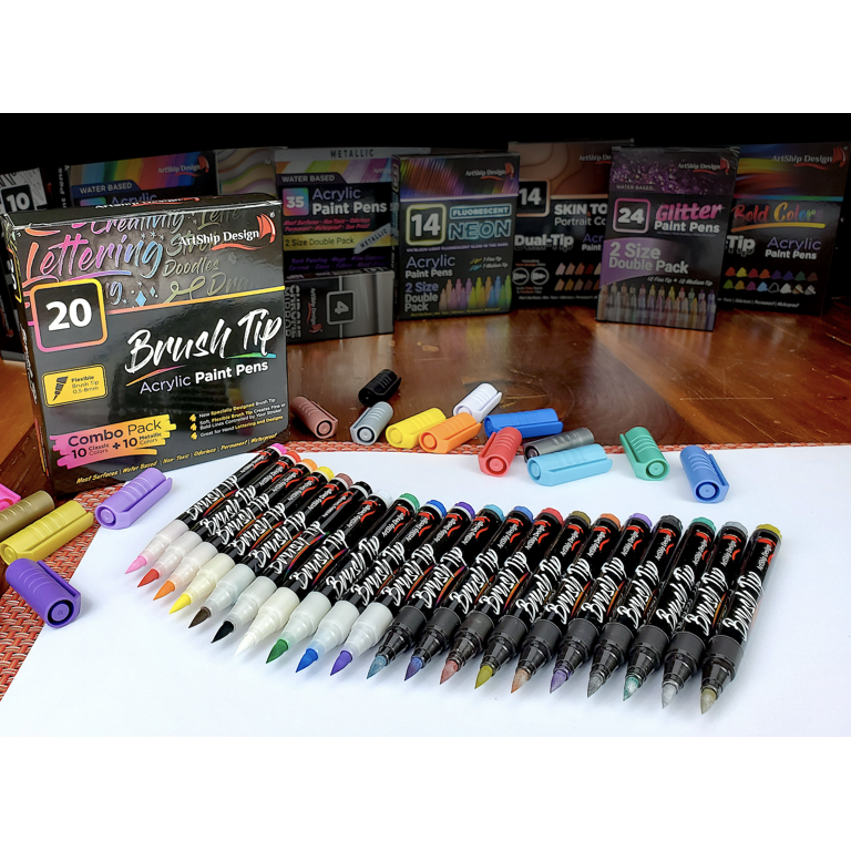 27 Acrylic Extra Fine Paint Pens: Trending Marker Bundle