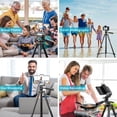 thumbnail image 4 of OUSITAID 50” Phone Tripod with Wireless Remote and Phone Holder Upgraded Extendable Cell Phone Tripod with Carry Bag, 4 of 6