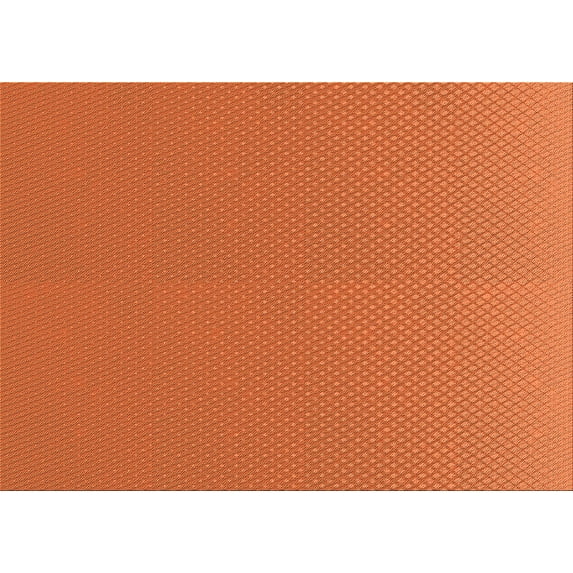 Ahgly Company Indoor Rectangle Patterned Neon Orange Area Rugs, 3' x 5'