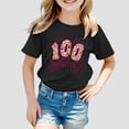 thumbnail image 2 of TZEWGL Chemise Mignonne pour Enfant Imprimé Graphique Col Rond Manches Courtes Vêtements pour Enfants Taille 5-6T, 2 of 4