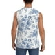 thumbnail image 4 of Balery Rose Flowers Camisetas sin mangas para hombre, absorbe la humedad y protege contra el mal olor.-XX-Large, 4 of 7