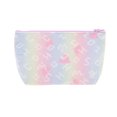 thumbnail image 1 of Bolsa de Maquillaje Ombre Corazón Letra Morada de 1 Pc de Unique Bargains, 1 of 3