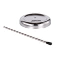 thumbnail image 2 of KW-trio All Metal Straight Rod Desk Receipt Holder Spike Stick Bill Notes Paper Memo Fork Check Spindle Restaurant Ticket Holder with Protective Cover, 2 of 7