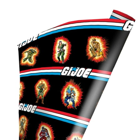 Trick or Treat Studios MASFHA101 96 x 30 Wrapped in Terror G.I. Joe Heroes Wrapping Paper