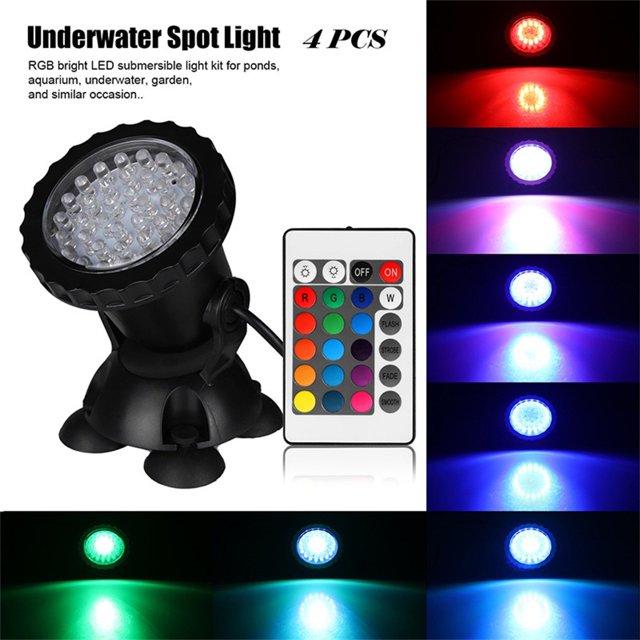 Teissuly Pool Colorful Gradient Landscaping With Suction Cup Decoration Lamp Teissuly WER2023112001994