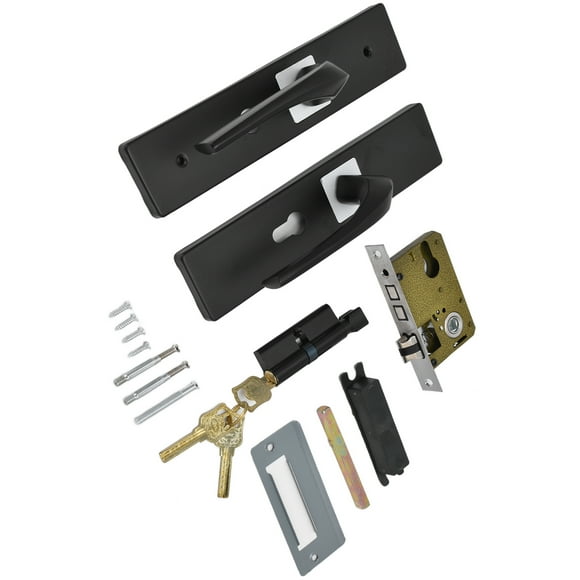 Door Handle, No Noise Anti Collision Heavy Duty Simple Modern Black Door Knob For Wooden Doors For Bedroom Doors