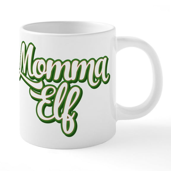 CafePress - Momma Elf - 20 Oz White Ceramic Mega Mug