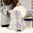 thumbnail image 6 of Coolnut Beautiful Lavender Kitchen Dish Towel Set of 4, Super Soft Absorbent Cleaning Cloth, Reusable Quick Drying Kitchen Towel for Home, Kitchen Washcloth Gift, 6 of 7