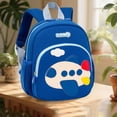thumbnail image 4 of Kid Backpack Cartoon Airplane Kids Backpack Lightweight Cute Preschool Kindergarten Daypack Sky Blue S, 4 of 4