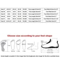 thumbnail image 4 of Women's Platform Loafers Patchwork Fabric Shoes Comfortable Slip on Walking Sneakers Breathable Cushioned Casual Shoes Black Size 7.5, 4 of 5