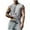Gray, variant on hotojiny Summer Tops Mens Shirts Sleeveless Washed Button Henley T-Shirt Casual Vintage Solid Tee Workout Athletic Top