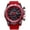 Red, variant on Men‘s Silicone Sports Wristband Watch with Large Dial, Digital Electronic Watch for Outdoor Running, Casual Sport Wrist Watch for Men - Red