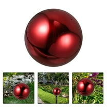 PAMINGONO Reflective Stainless Steel Garden Gazing Globe for Patio and Lawn Decoration