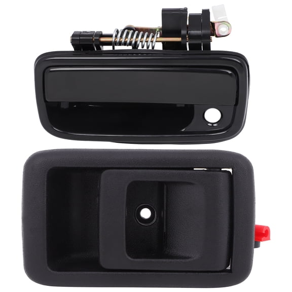 ECCPP Door Handles Exterior Interior Front Driver Left Side for 1995-2004 for Toyota Tacoma(2pcs)