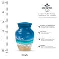 thumbnail image 2 of SUBSH Beach Urn - Cremation Keepsakes for Ashes - Urn for Ashes for Women - Funeral Urns for Human Ashes Adult - Cremation Urn Human Ashes - Decorative Urns (3 inch Pack of 4), 2 of 2