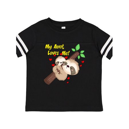 

Inktastic My Aunt Loves Me Gift Toddler Boy or Toddler Girl T-Shirt