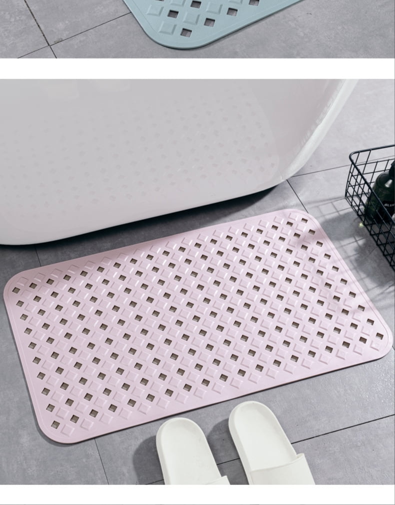 Non-slip Bath Mat For Kids, Elderly, And Bathroom Floor - Machine Washable, Mildew  Resistant, 27.5 X 15.75 - Grey And Beige - Temu Germany
