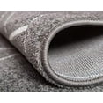 thumbnail image 4 of Unique Loom Trellis Frieze Collection Lattice Moroccan Geometric Modern Area Rug, 7 x 10 Feet, Dark Gray/Ivory, 4 of 5