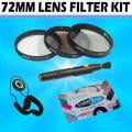 Kit de filtros de lentes de 72 mm de las mejores marcas para cámaras réflex digitales Canon