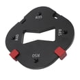 thumbnail image 1 of Round Corner Template, R35 R40 R45 R50 Corner Routing Plate Accurate Alignment Easy To Operate  for Woodworking Trimming, 1 of 7