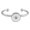 032, variant on Different Punk Drill Snap Bangle Bracelets Fit 18mm Chunk Snap Button Jewelry -026