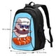 thumbnail image 5 of Balery Sushi Salmon Surfing Mochila con carga USB para hombre y mujer - Mochila impermeable y antirrobo para laptop con puerto USB para viajes, trabajo, 5 of 7